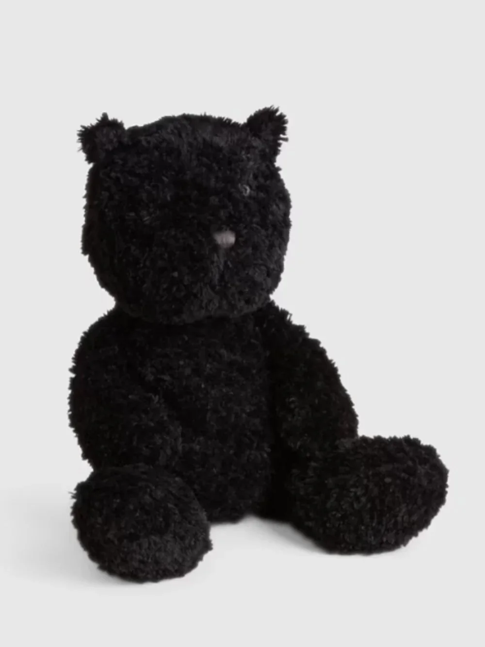 NWT BABY GAP Brannan Bear Toy large fuzzy cozy black - Large MSRP $49.95